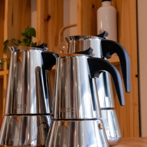 Cafeteras tipo moka - Acero Inox - 3/6/9 pocillos