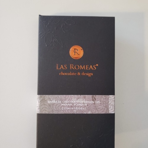 Chocolate Ecuador Manabí 72% - Las Romeas