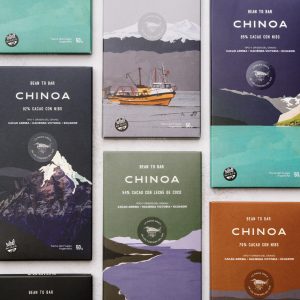 CHINOA - Tableta Chocolate 40% con leche y café x 50 g