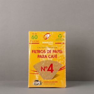 Filtros de papel N° 4 x 60 u - Domestic